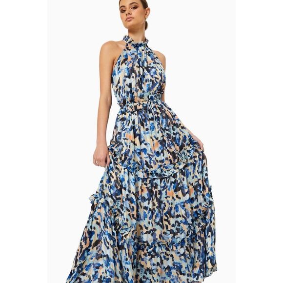 Elliatt  Iridescence Printed Georgette Maxi Dress - Picture 2 of 11